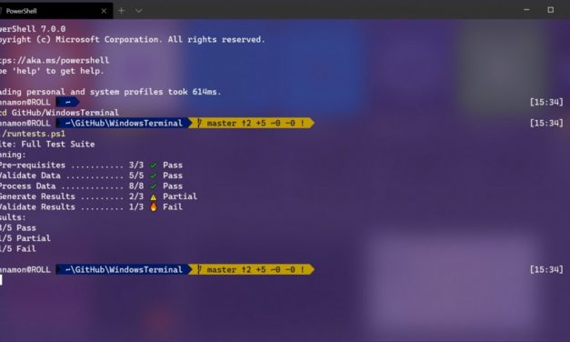 Windows Terminal Preview 1.13 experimentiert mit neuer Rendering-Engine