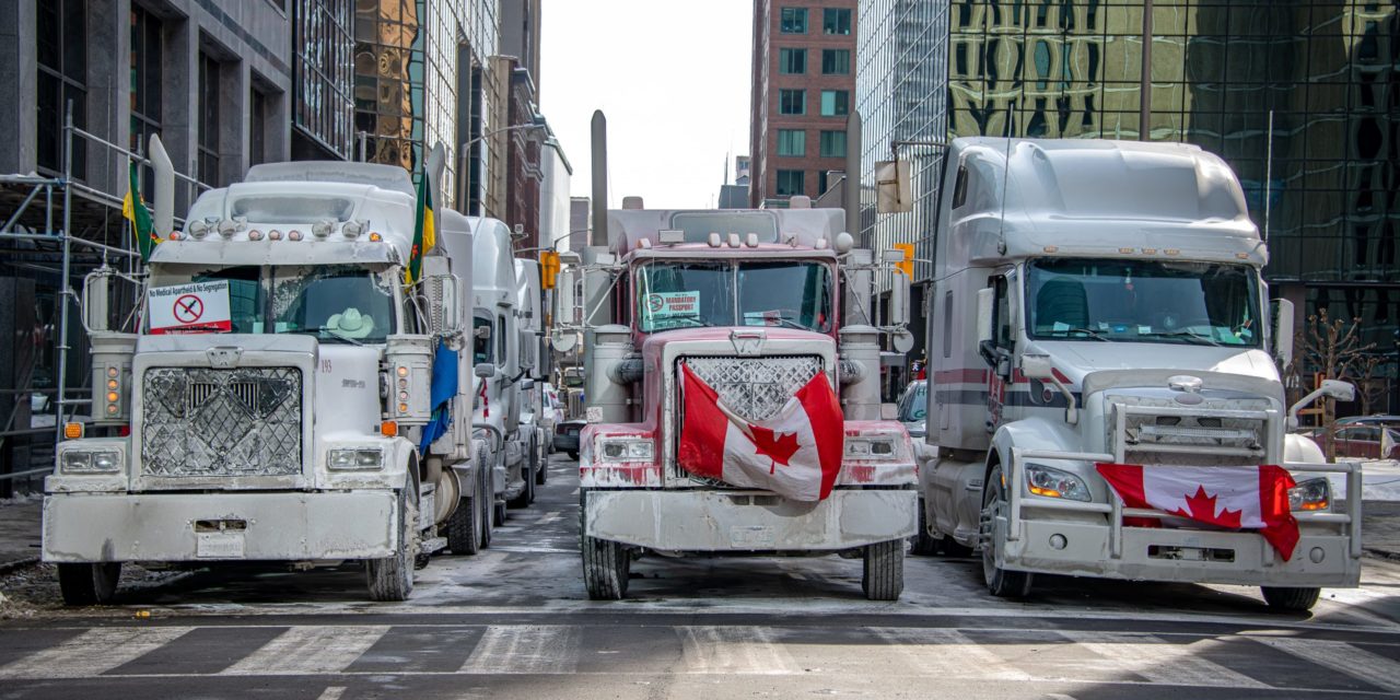 Kanadische Impfgegner-Trucker werden mit Bitcoin bezahlt