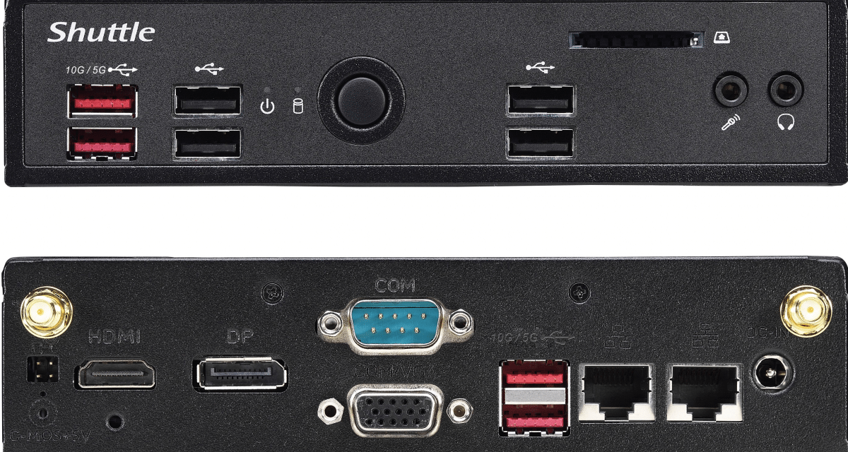 Klein, lüfterlos, viele Anschlüsse: Shuttle bringt neue Mini-Barebones