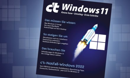 heise-Angebot: Jetzt bestellen: Sonderheft c’t Windows 11