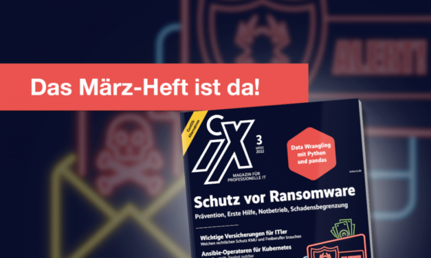 heise-Angebot: Das Interview zur neuen iX: Wie Sie sich vor Ransomware schützen