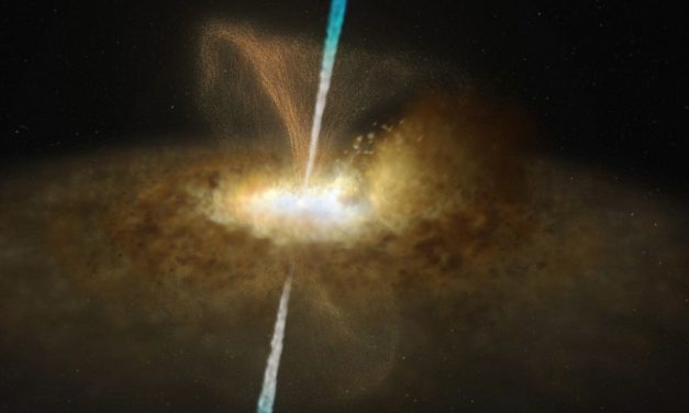 Supermassives Schwarzes Loch verbirgt sich im Staubring