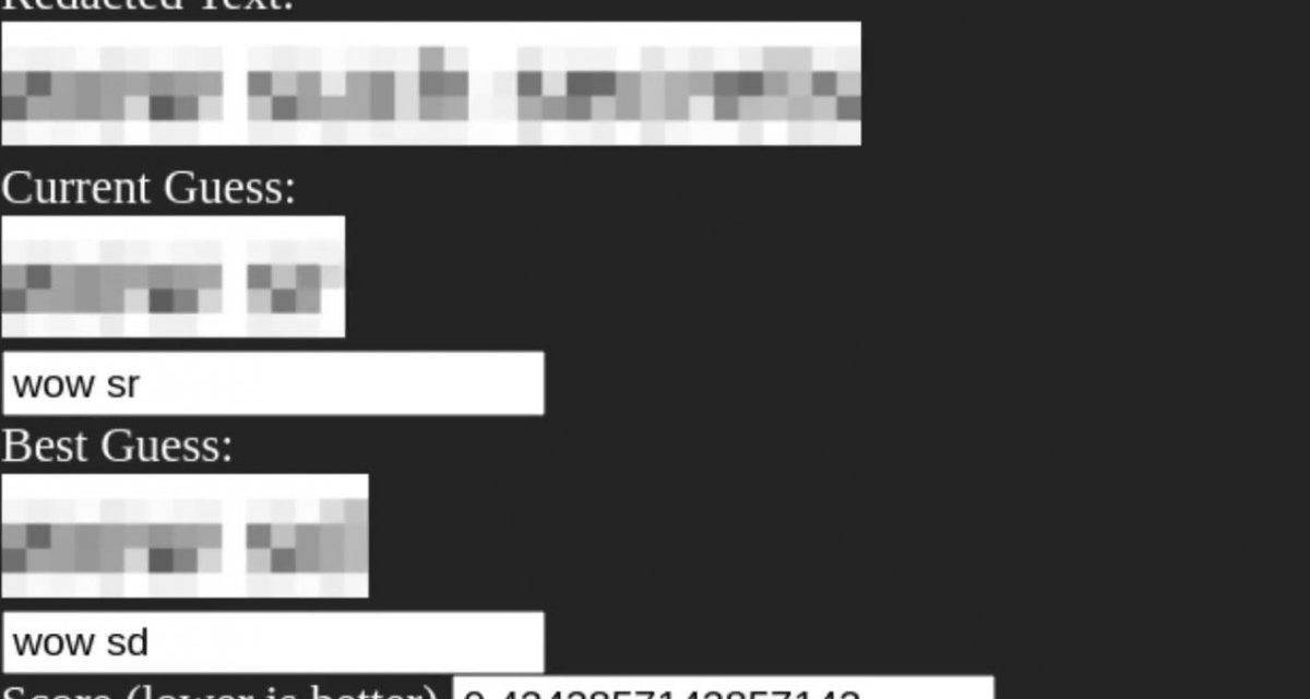 Open-Source-Tool Unredacter macht verpixelten Text wieder lesbar