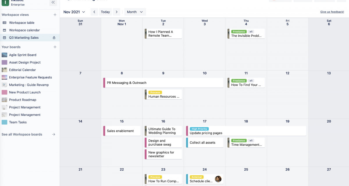 Projektmanagement: Kanban-Software Trello erhält einen Kalender für alle Boards