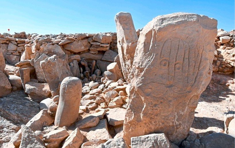 Steinzeitlicher Schrein in Jordanien ausgegraben