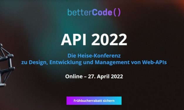 heise-Angebot: betterCode() API: Programm der Web-API-Entwicklerkonferenz ist online