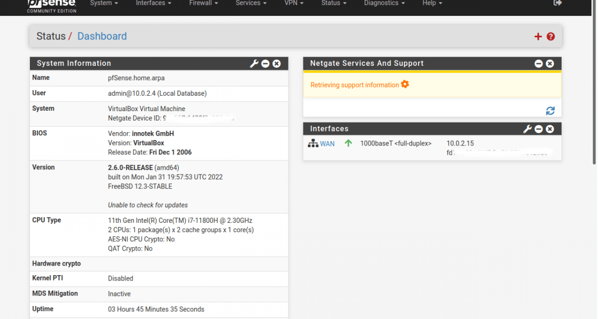 Firewall-Distribution pfSense: Neue Versionen mit Sicherheitsupdates