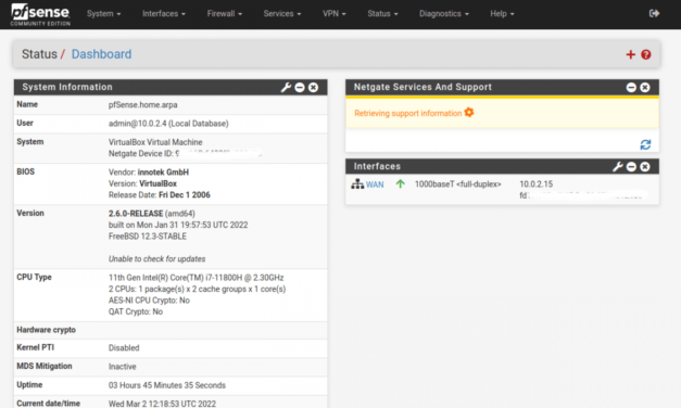 Firewall-Distribution pfSense: Neue Versionen mit Sicherheitsupdates