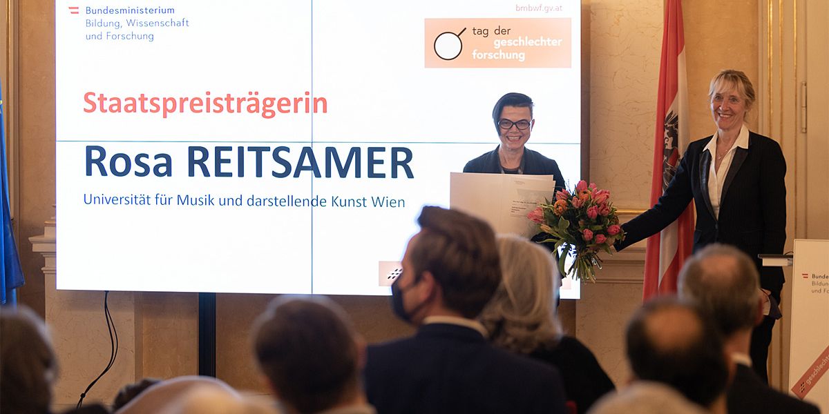 Musiksoziologin Rosa Reitsamer erhält Staatspreis für Geschlechterforschung