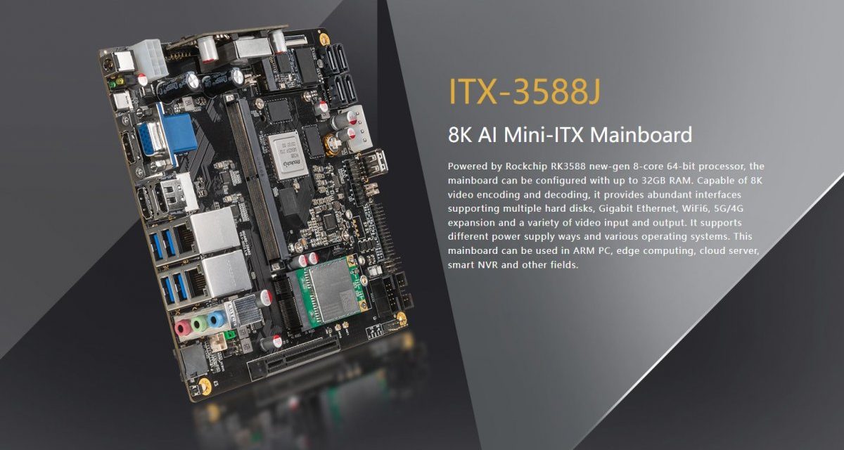 MiniITXMainboard mit ARMCPU für LinuxRechner Trend Capitol