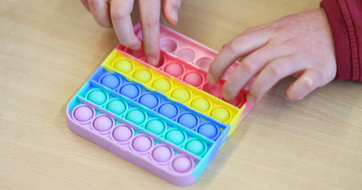 Warnung: Pop-it-Fidgets nicht zum Kochen und Backen geeignet