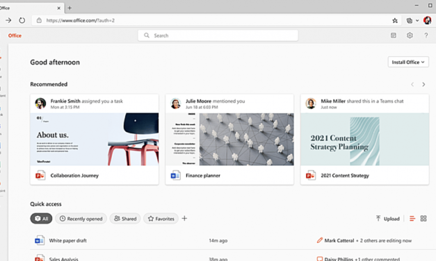 Microsoft überarbeitet Office.com für Unternehmen und Bildungswesen