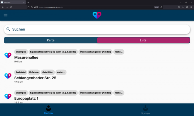 Spenden für Geflüchtete: Die App „WasWohin“ soll helfen