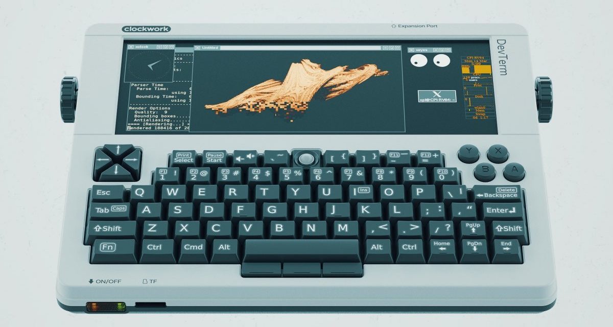 Tastaturcomputer ClockworkPi DevTerm R-01: RISC-V-Prozessor statt ARM