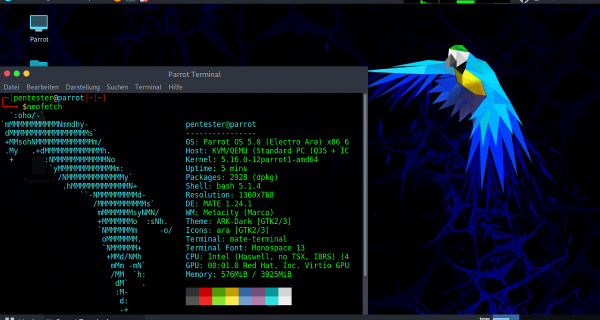 Parrot OS 5.0: Neuer Debian-Unterbau und frische Tools