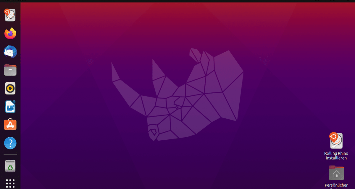 Linux-Distribution Rolling Rhino Remix: Ubuntu als inoffizielles Rolling Release