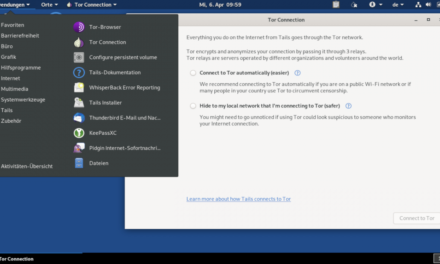 Anonymisierendes Linux: Tails 4.29 bringt App-Updates, Beta von Version 5.0