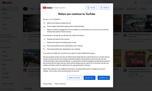 Google überarbeitet Cookie-Banner