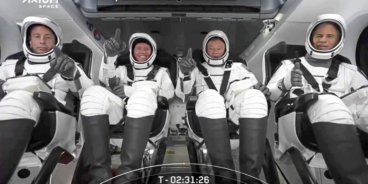 Nach verlängertem Aufenthalt: Private ISS-Raumfahrer zurück auf der Erde