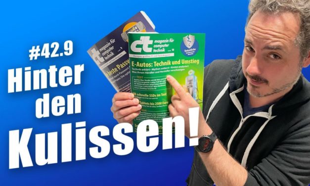 Making-of c’t | c’t uplink 42.9
