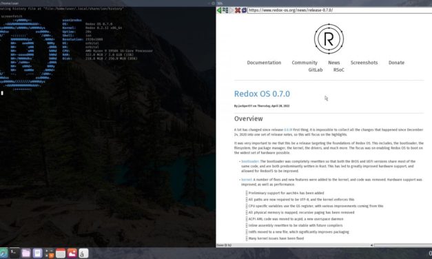 Redox OS: Ein Betriebssystem, geschrieben in Rust