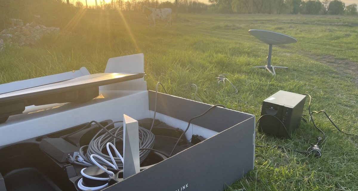 Ukraine-Krieg: 150.000 Menschen in der Ukraine täglich über Starlink im Internet