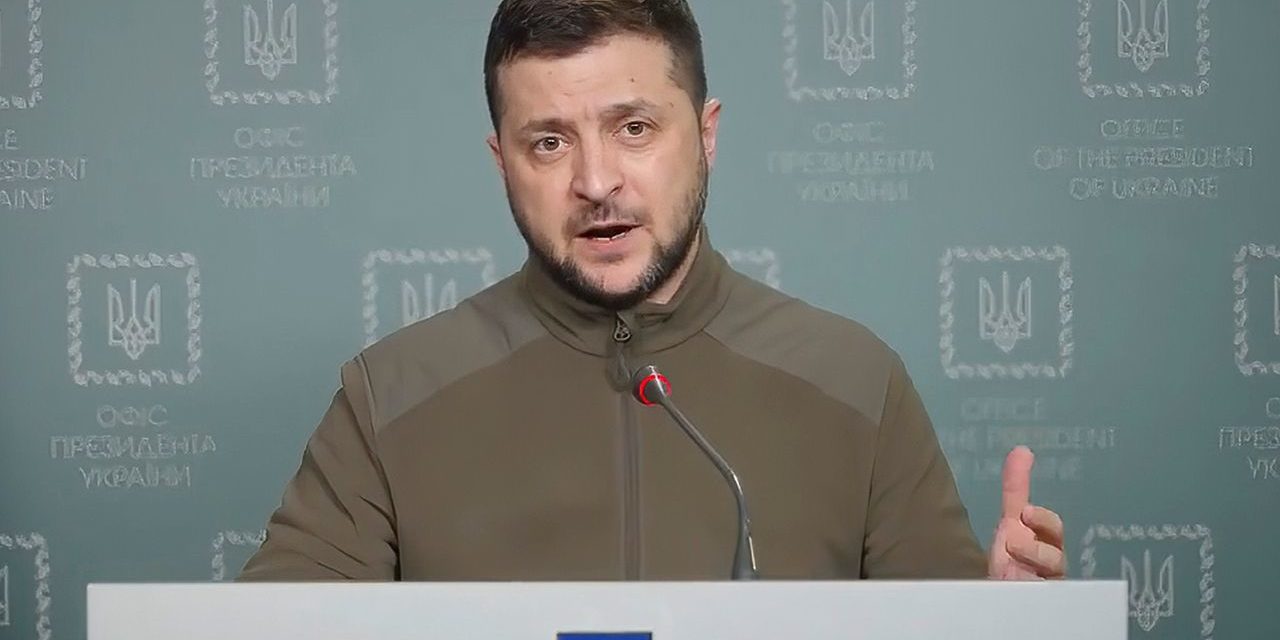 Präsident Selenskyj fordert Marshall-Plan für die Ukraine zum Wiederaufbau