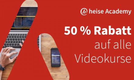 heise-Angebot: Nur für kurze Zeit: 50 Prozent Rabatt auf alle Videokurse der heise Academy