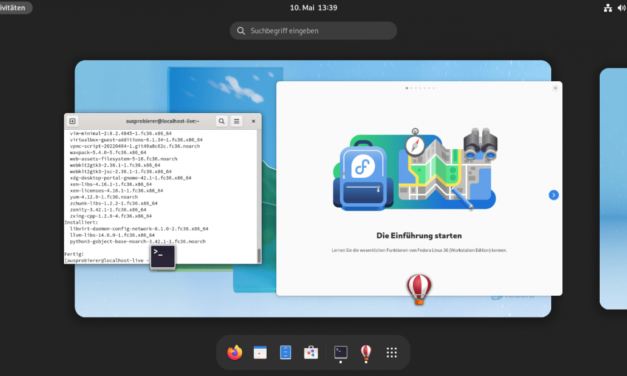 Fedora Linux 36: Samtiges Gnome 42 mit Ecken und Kanten