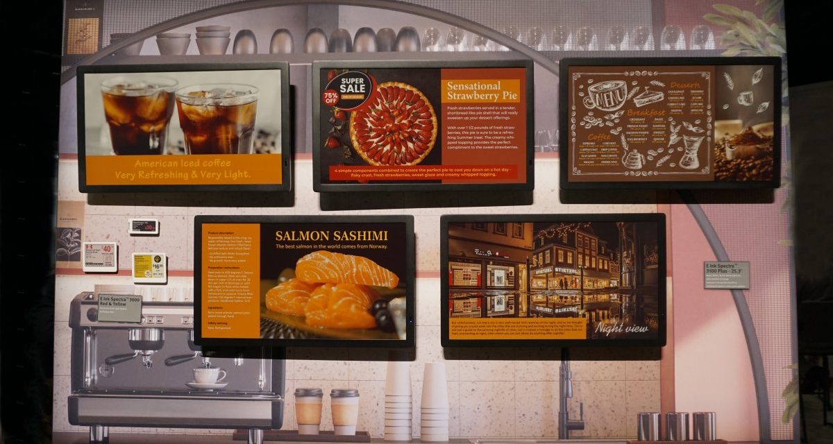 E-Paper-Displays: Bessere Farben und ein videotauglicher Schirm