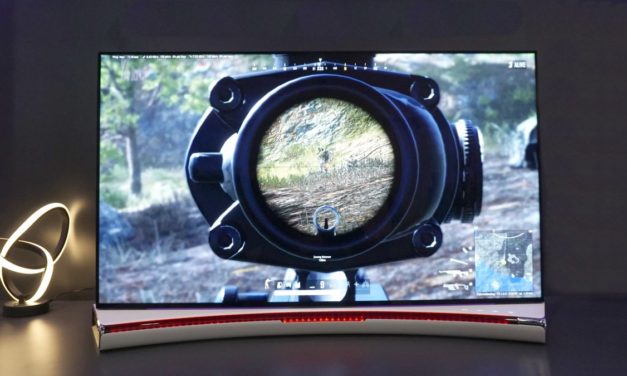 Krümmt sich auf Knopfdruck: LGs Gaming-Monitor mit OLED-Display