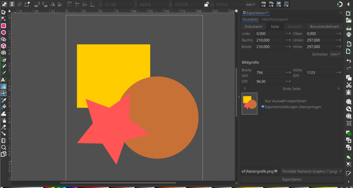 Vektorgrafikprogramm: Inkscape 1.2 mit mehrseitigen Dokumenten