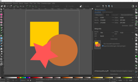 Vektorgrafikprogramm: Inkscape 1.2 mit mehrseitigen Dokumenten