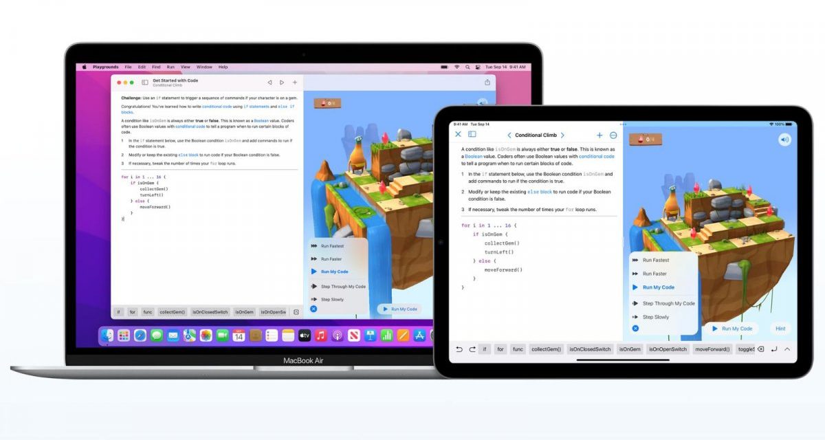 Swift Playgrounds: Mac-Apps mit SwiftUI zusammenklicken