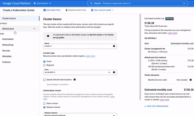Kosten der Google Kubernetes Engine vorab berechnen – zumindest grob