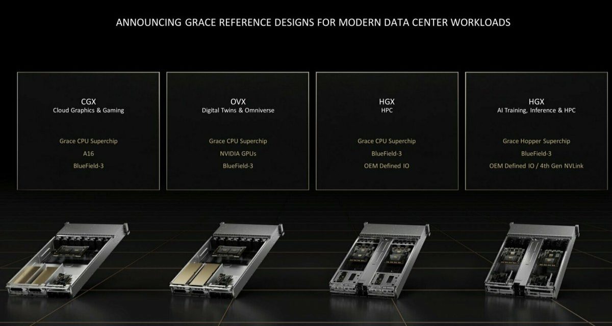 Computex: Nvidia kündigt erste Server mit der eigenen Grace-ARM-CPU an