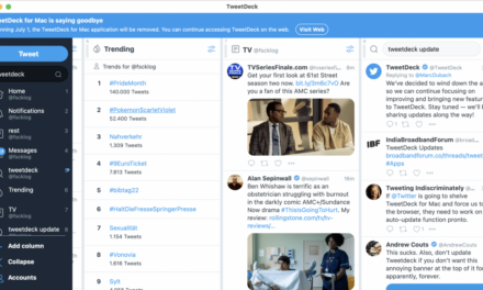 Twitters TweetDeck für Mac vor dem Aus