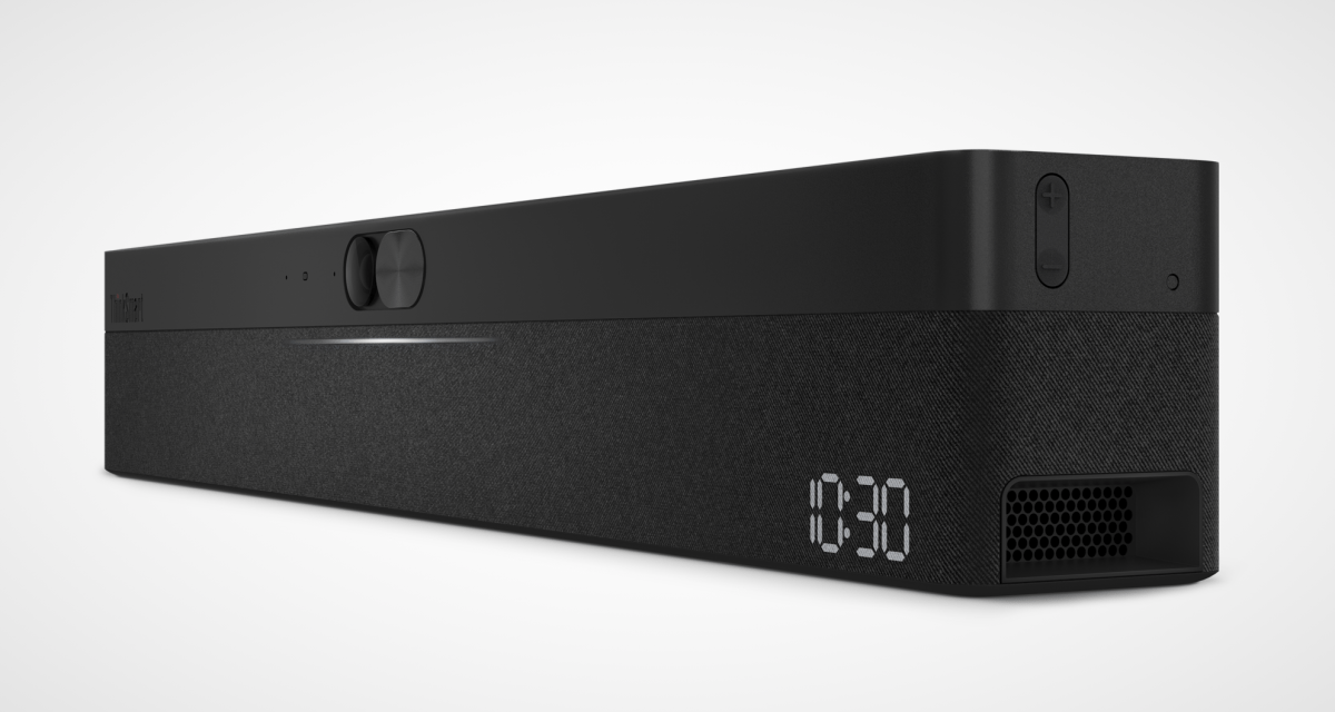 Lenovo ThinkSmart One: Lautsprecher-Webcam-PC mit Intel-CPU für Fernseher