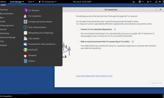 Anonymisierendes Linux: Tails 5.1 verbessert Verbindungsassistent