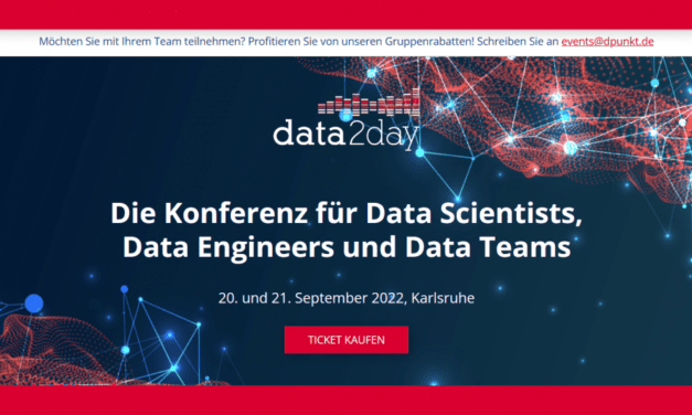 heise-Angebot: data2day 2022 wieder vor Ort: Know-how und Best Practices für Datenteams