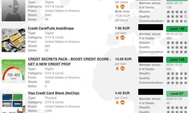 Online-Schwarzmarkt-Bericht: Gestohlene Kreditkarten werden immer günstiger