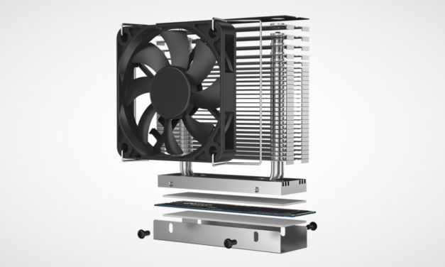 WTF: Für High-End-SSDs: Turmkühler mit Heatpipe und Lüfter