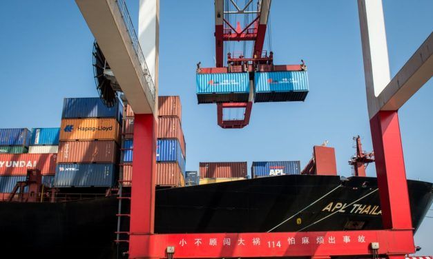 Containerschiffe: Stau in der Nordsee wegen Lieferkettenproblemen