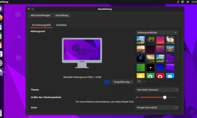 Linux-Desktop-Umgebung: Unity 7.6 mit leichter Optik-Politur