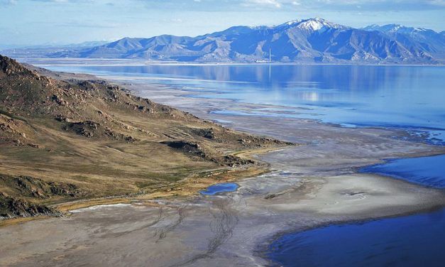 Großer Salzsee in Utah sinkt auf historischen Tiefstand