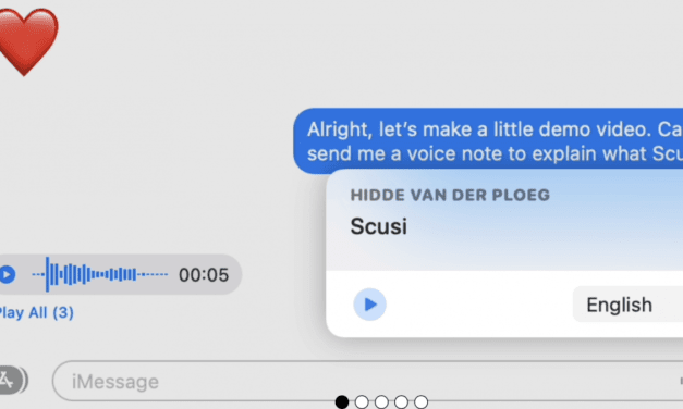 Scusi: App erlaubt iMessage-Mitschriften