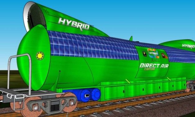 Ein Zugwagon soll CO2 aus der Luft filtern – billiger als je zuvor