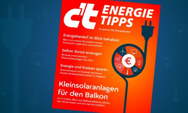heise-Angebot: Sonderheft „c’t Energie-Tipps“ ab jetzt verfügbar