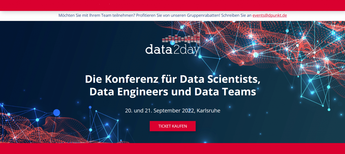 heise-Angebot: data2day 2022: Workshops zu MLOps und Datenproduktentwicklung